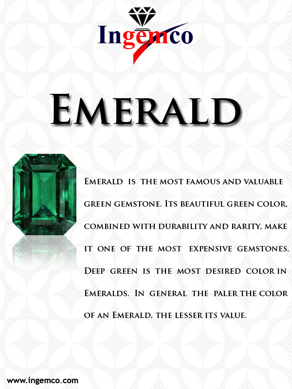 Know More About Emerald & Benefits InGemco